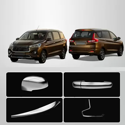 GFX Toyota Rumion 2023 Onwards Chrome Finish Compact Combo Kit - 19 Peices